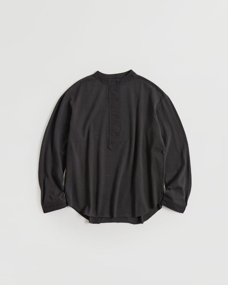 シンゾーン　MILITARY HENLEY PULLOVER BLACK