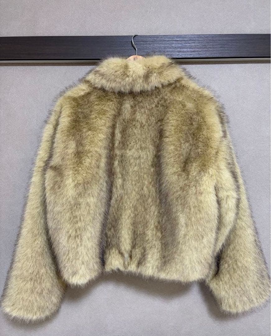 Haru　jouetie ベルトミドルファーコート