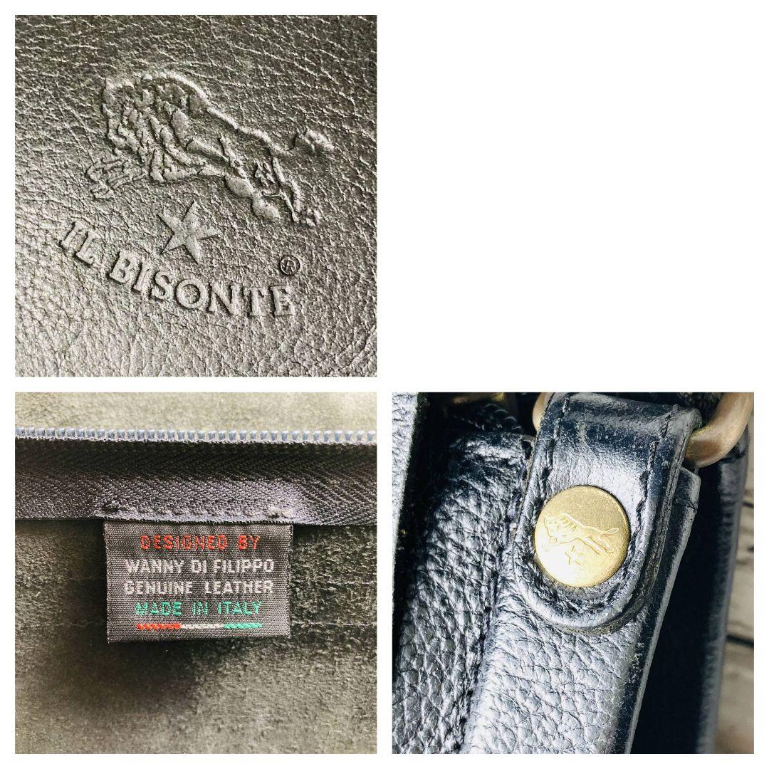 Ｒさま専用【高級感漂う黒の本革】ショルダーバッグ　ブラック　筒型　刻印