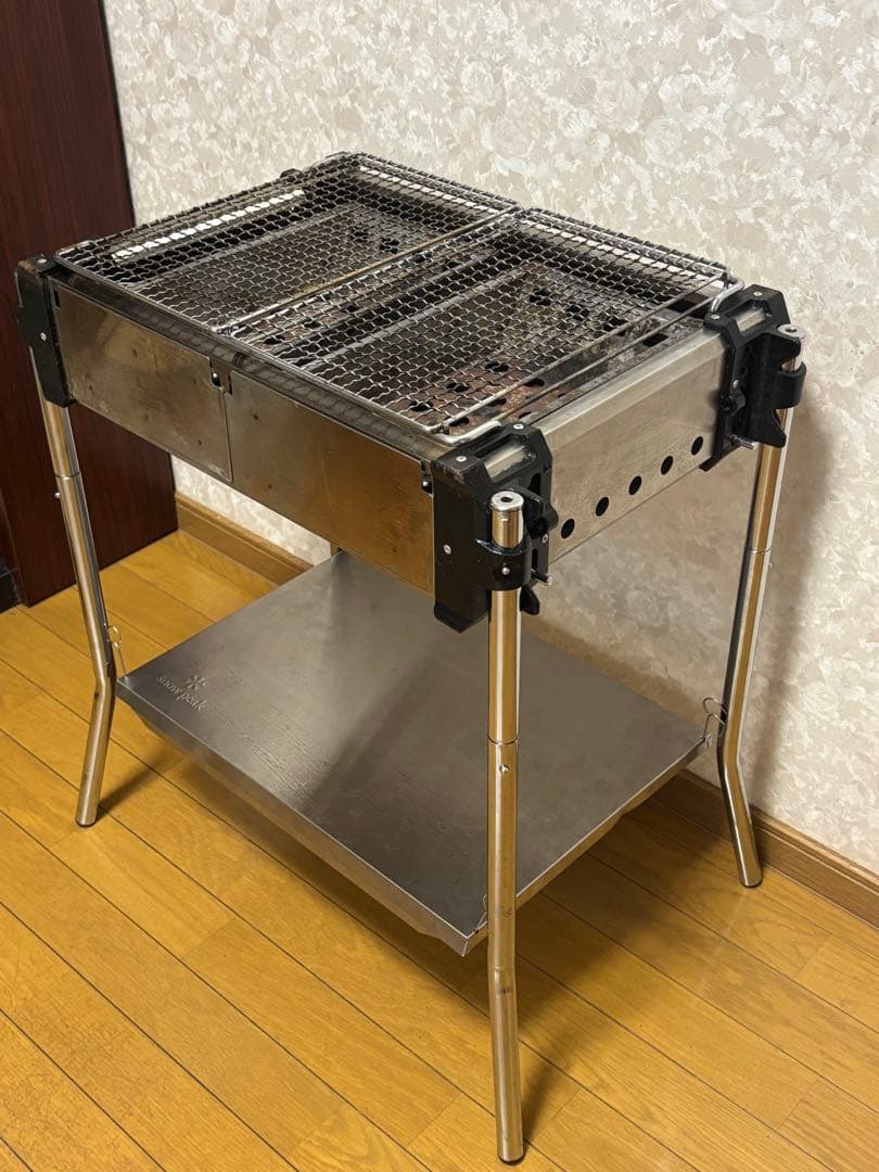 【廃盤希少品】スノーピーク ツインバーベキューボックスPRO 専用収納袋付き