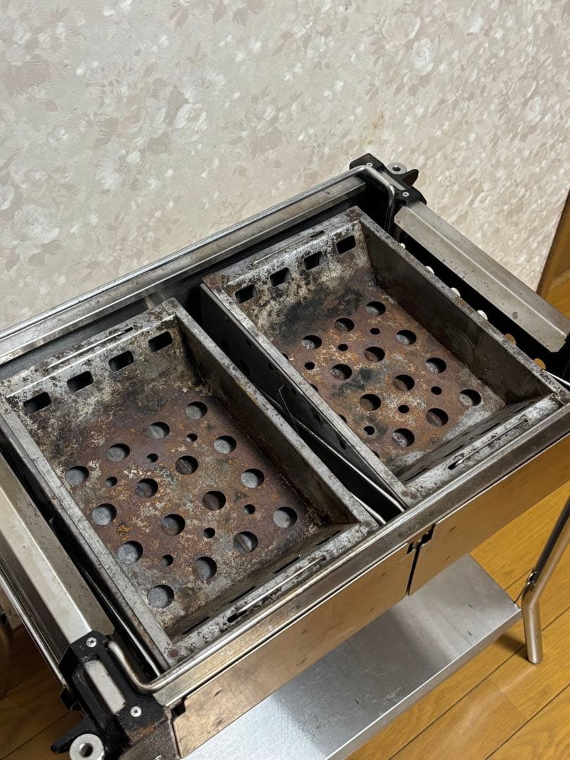 【廃盤希少品】スノーピーク ツインバーベキューボックスPRO 専用収納袋付き