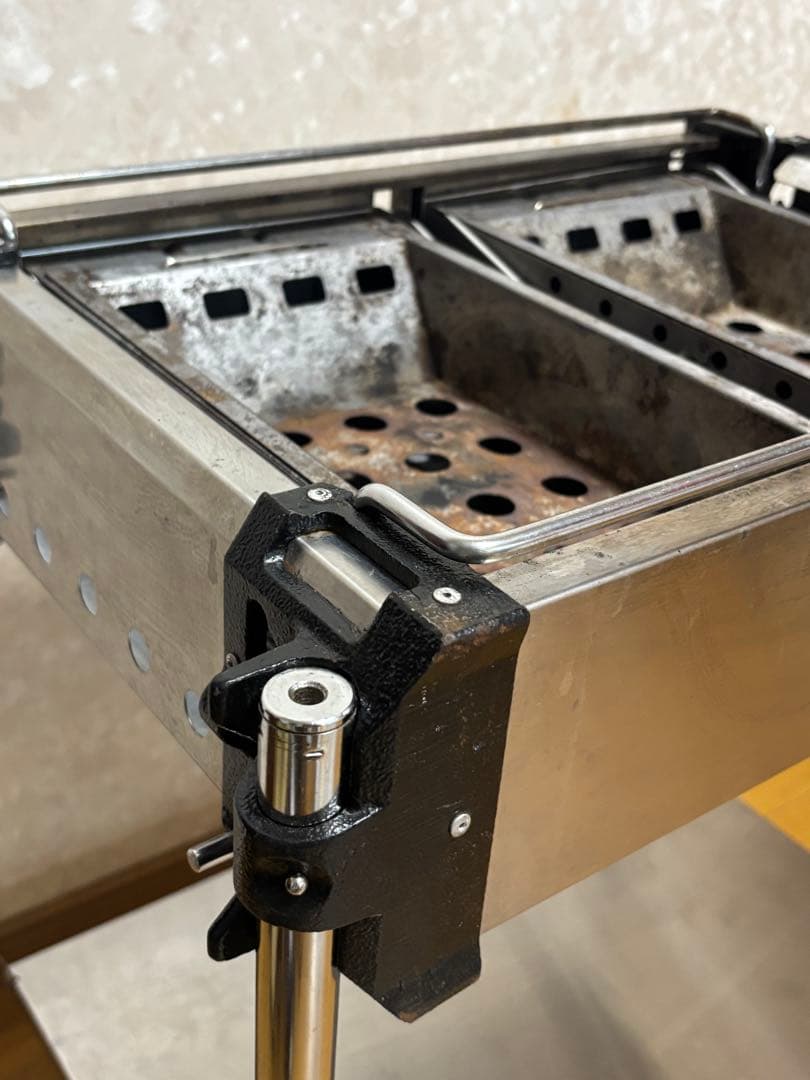 【廃盤希少品】スノーピーク ツインバーベキューボックスPRO 専用収納袋付き