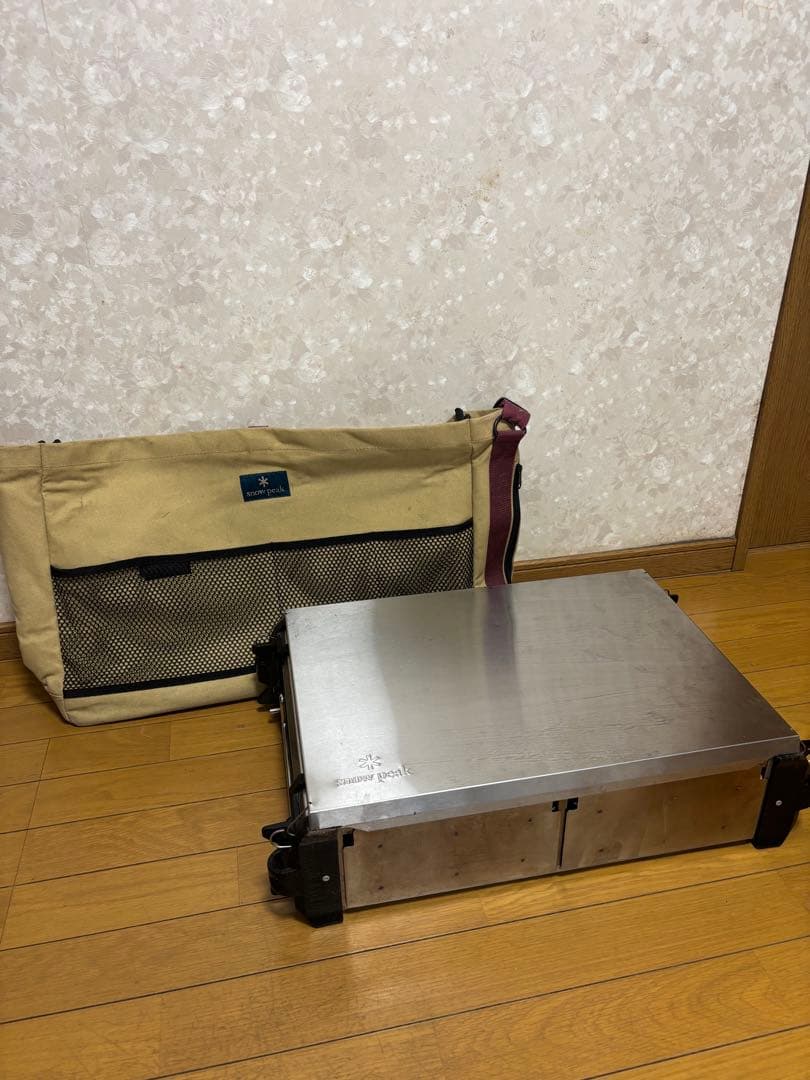 【廃盤希少品】スノーピーク ツインバーベキューボックスPRO 専用収納袋付き