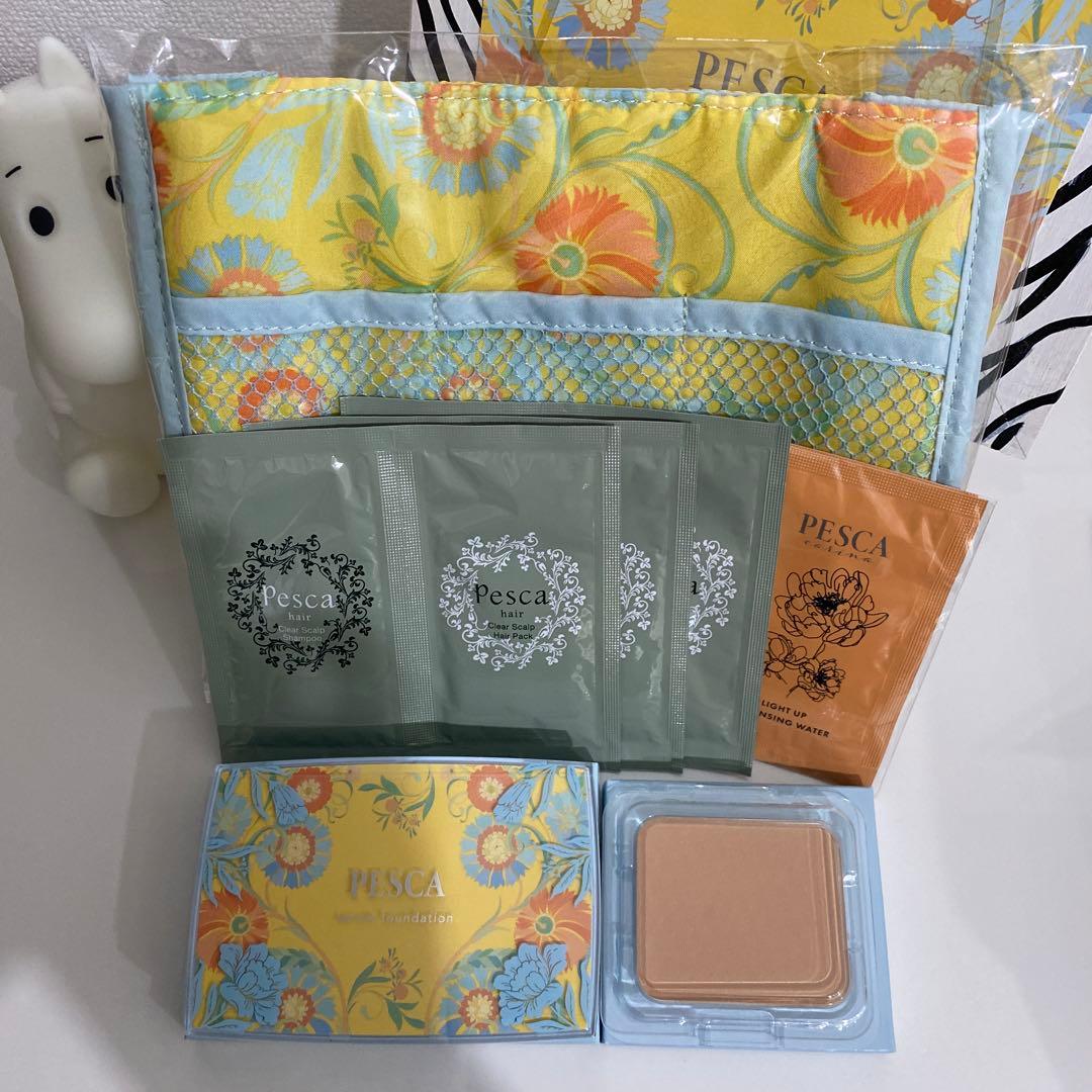 ❤︎【PESCA】ファンデーションフルセット（inバック・レフィル・サンプル付き）