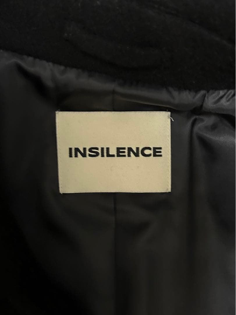 INSILENCE ブラックロングコート