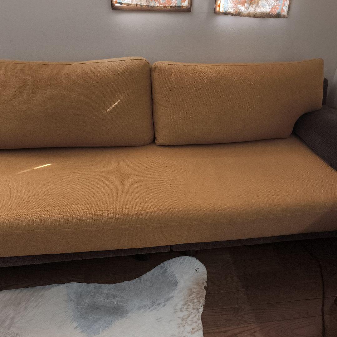 【3/2までの出品】オーダーソファblocco☆3Pソファ②左肘置き