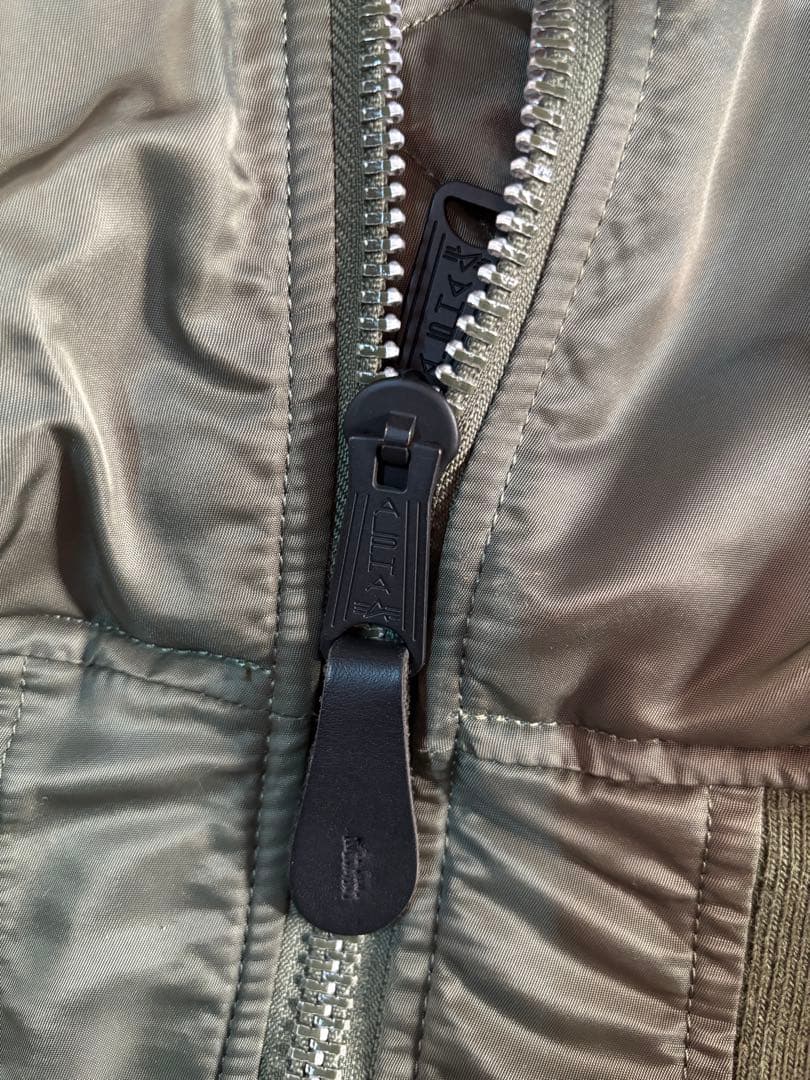 アルファ　MA-1ジャケット オリーブグリーン