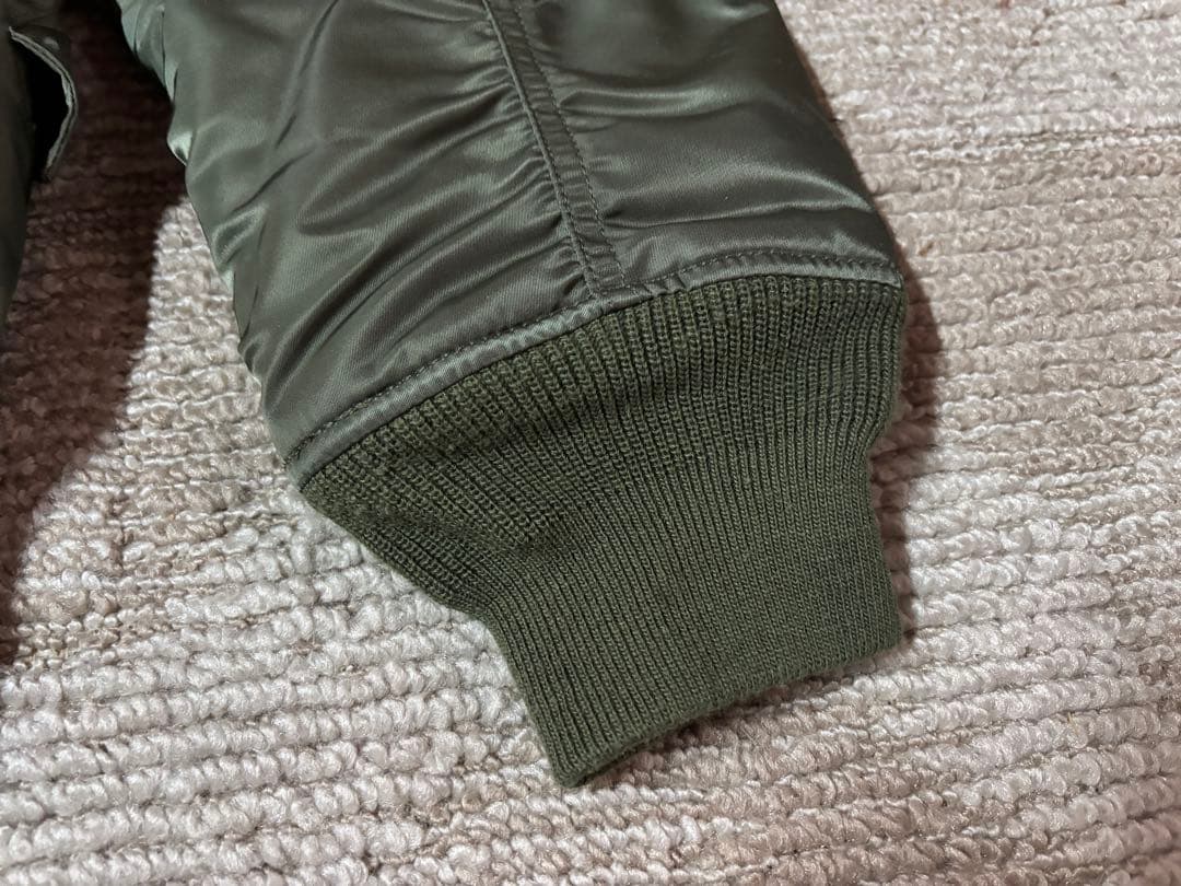 アルファ　MA-1ジャケット オリーブグリーン