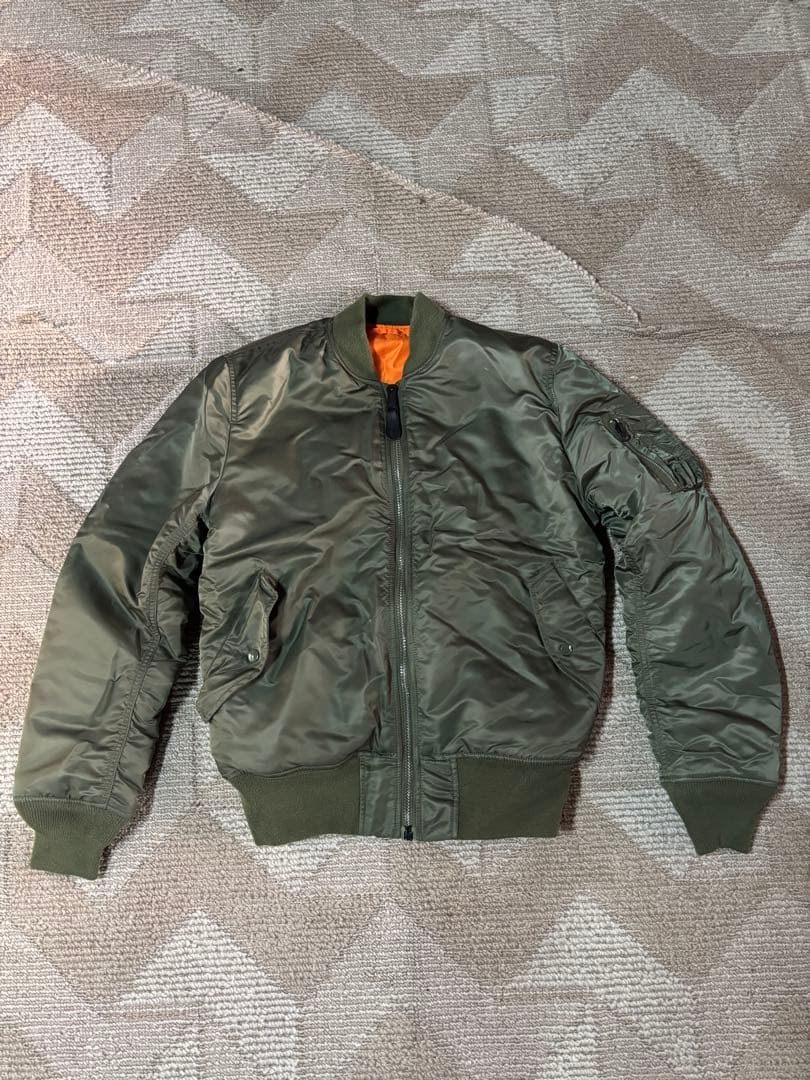 アルファ　MA-1ジャケット オリーブグリーン