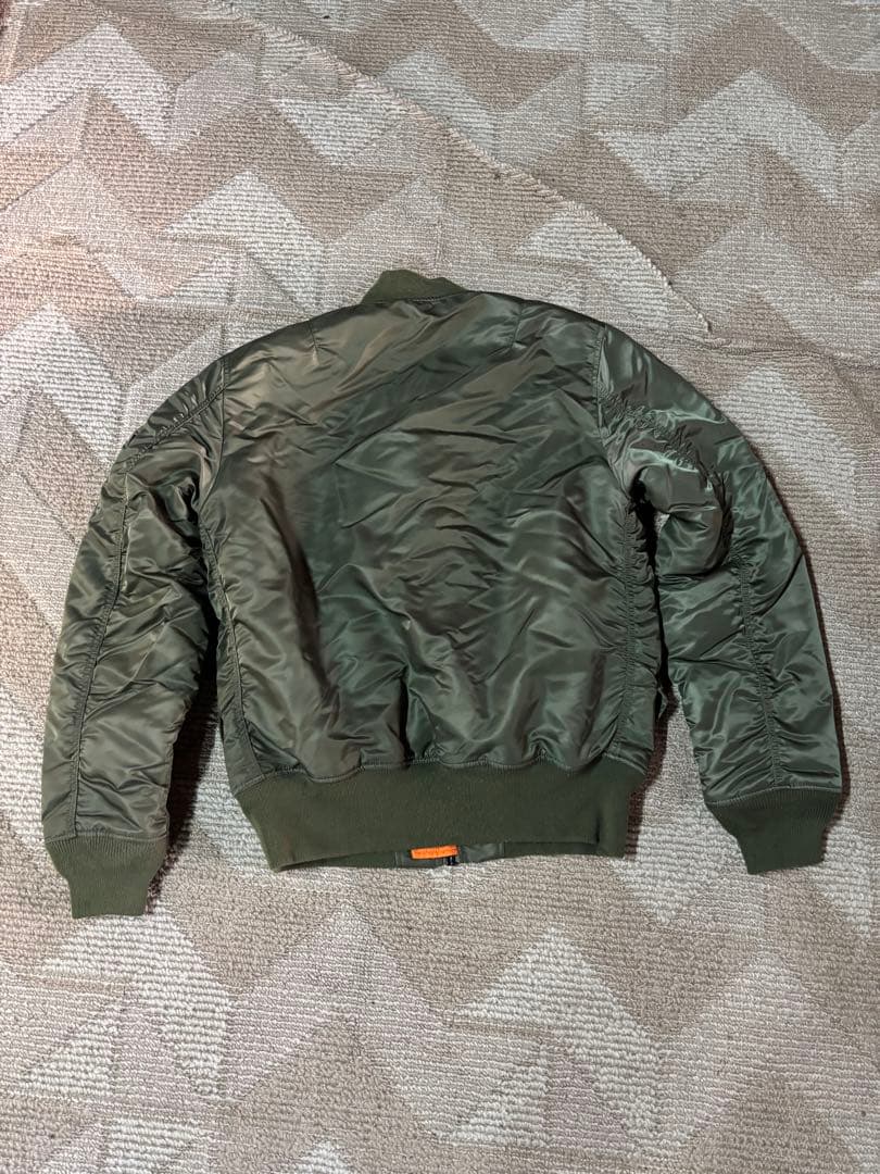 アルファ　MA-1ジャケット オリーブグリーン