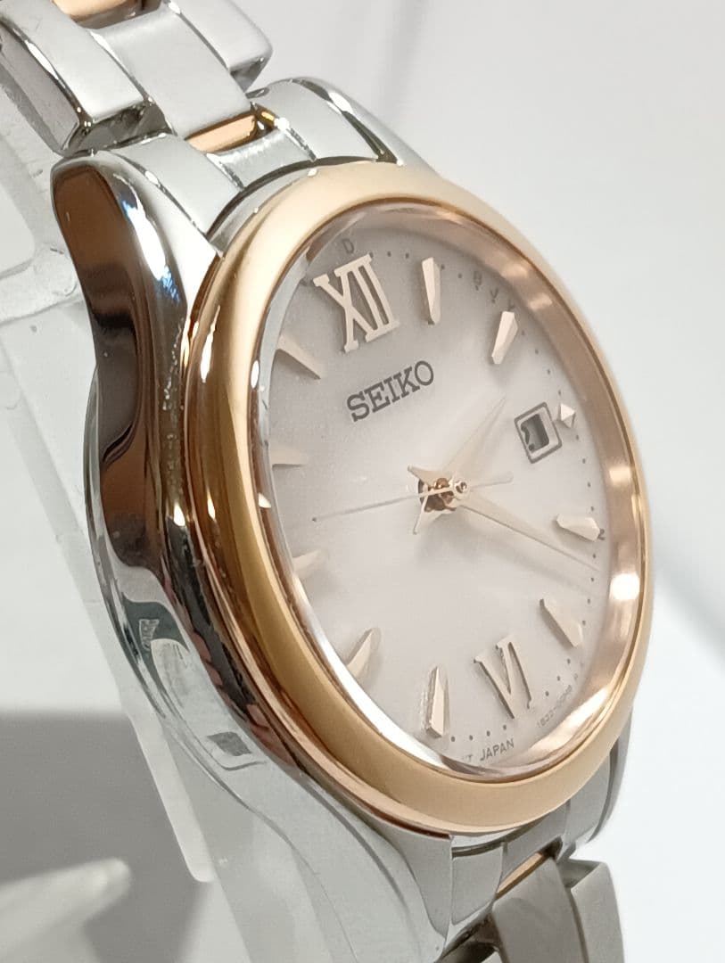 セイコー 腕時計 SWFH132 ソーラー電波 ピンクダイヤル Sシリーズ