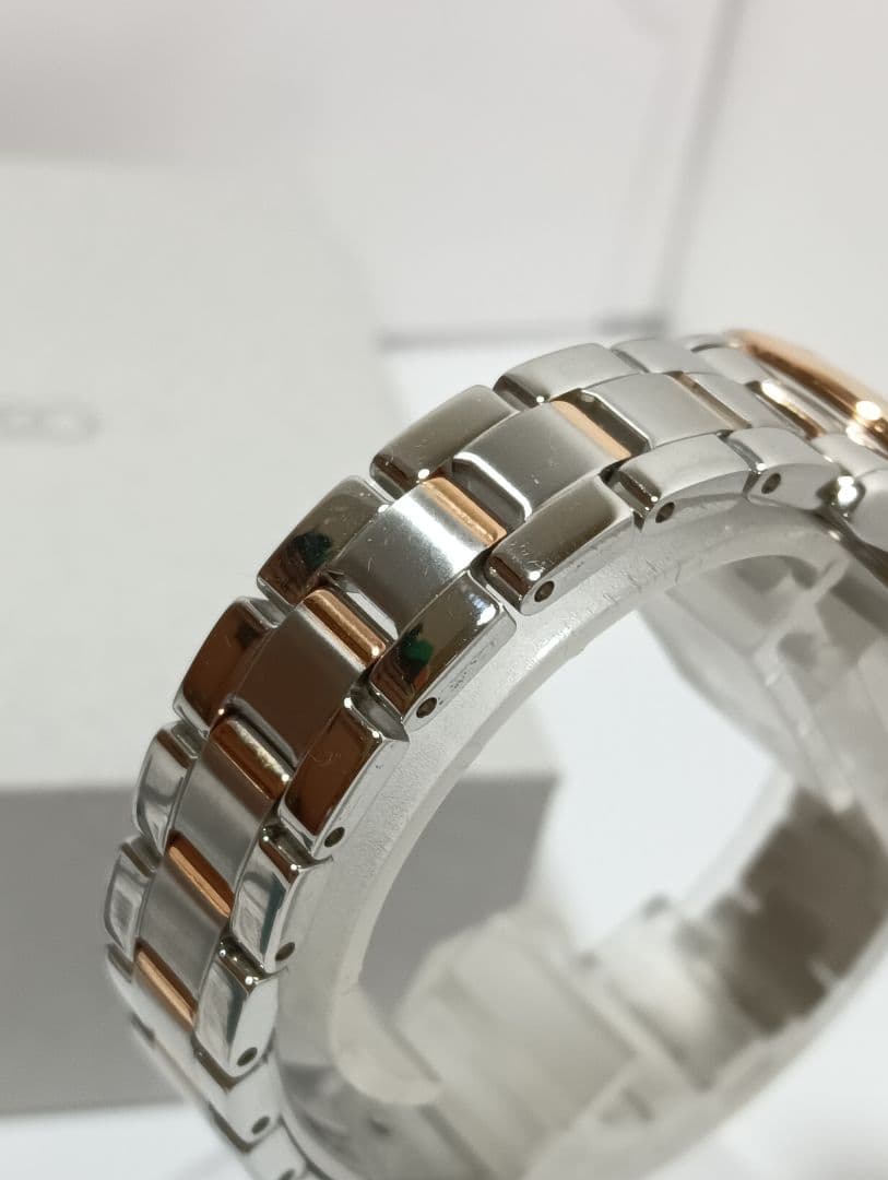 セイコー 腕時計 SWFH132 ソーラー電波 ピンクダイヤル Sシリーズ