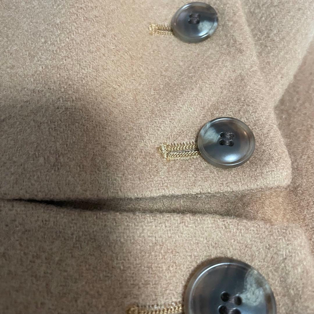 SLOBE IENA スタンドカラーダブルフェイスポンチョ