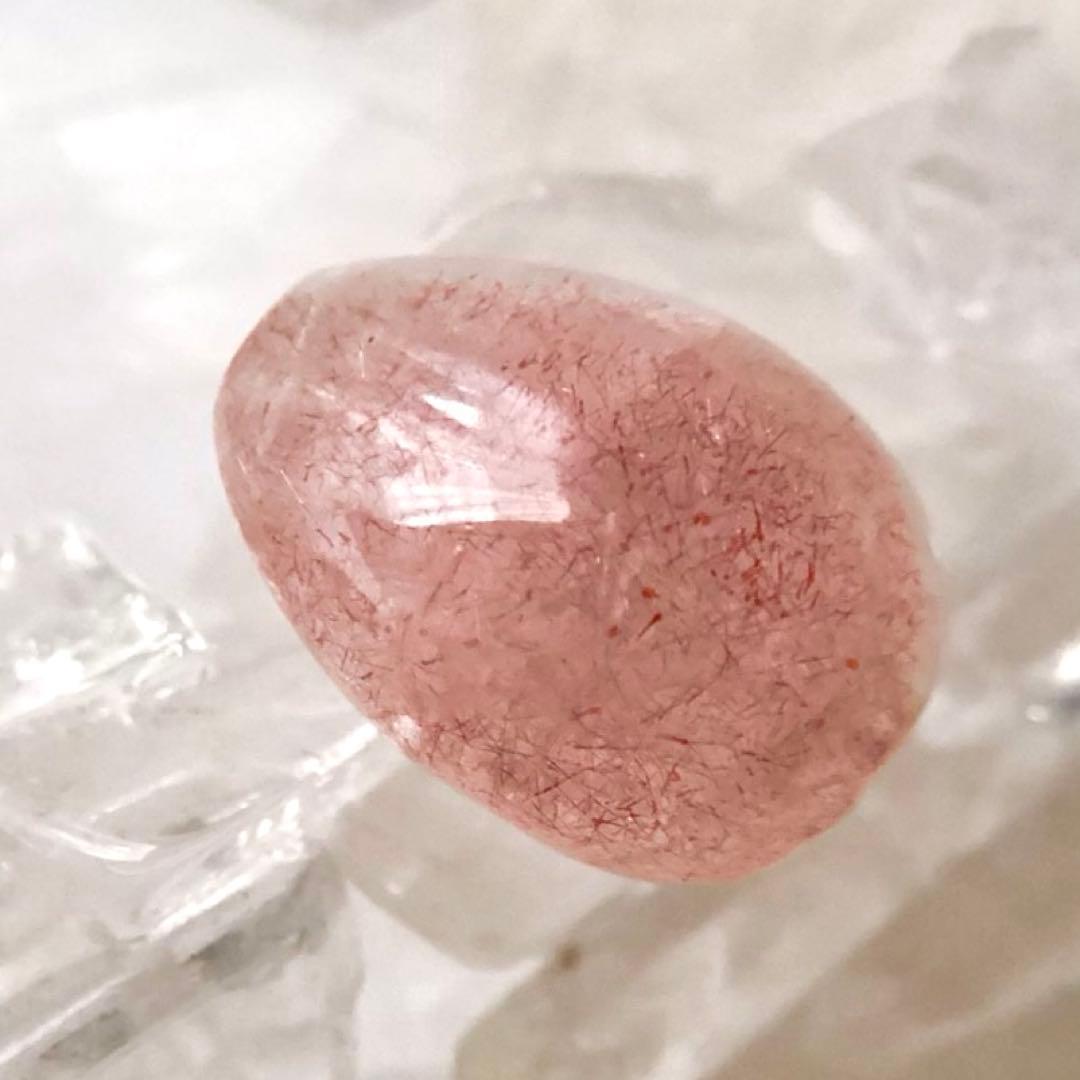 にゃんたま* ★ブレスレット ストロベリークォーツ ♪ 385