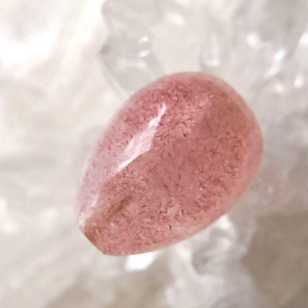 にゃんたま* ★ブレスレット ストロベリークォーツ ♪ 385