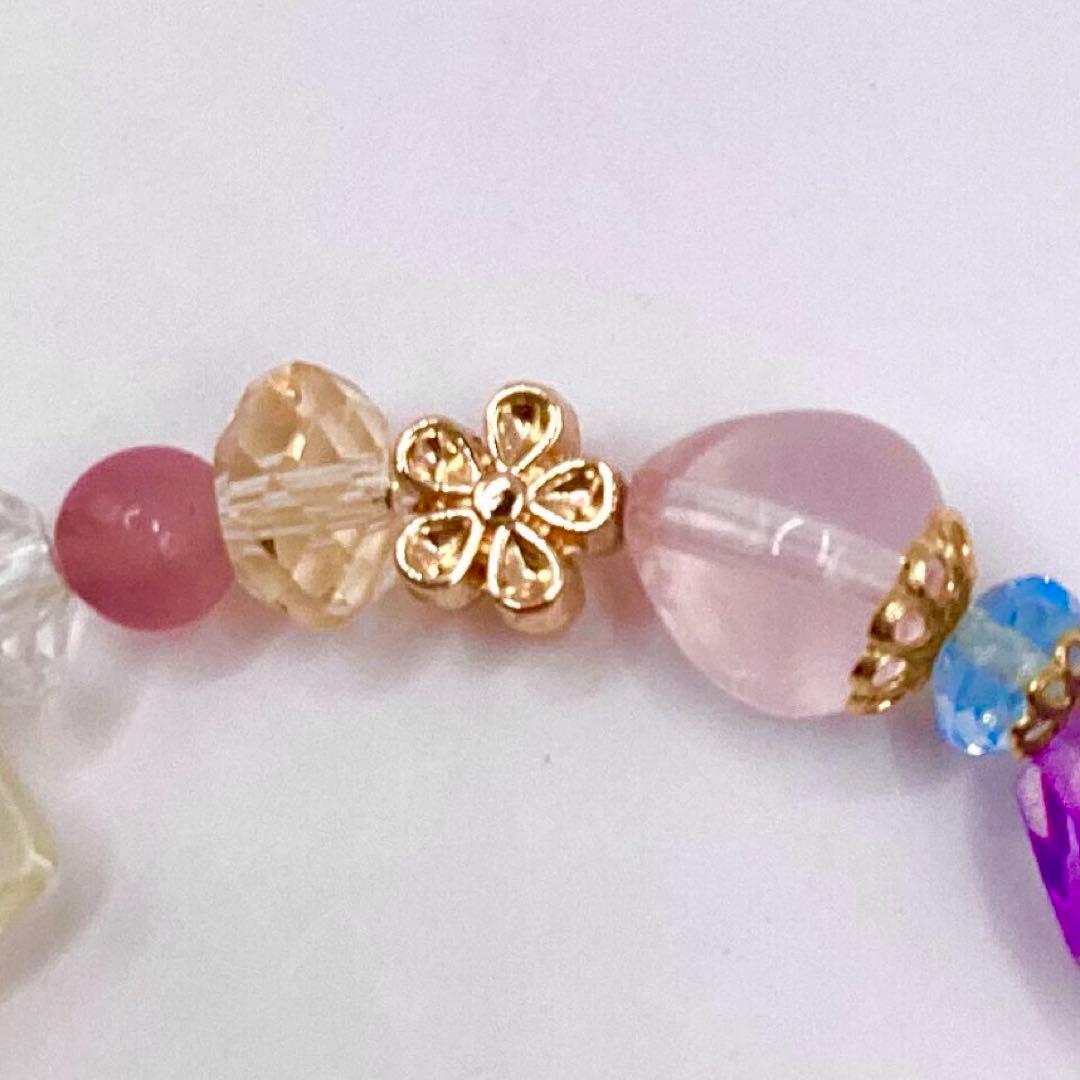 にゃんたま* ★ブレスレット ストロベリークォーツ ♪ 385