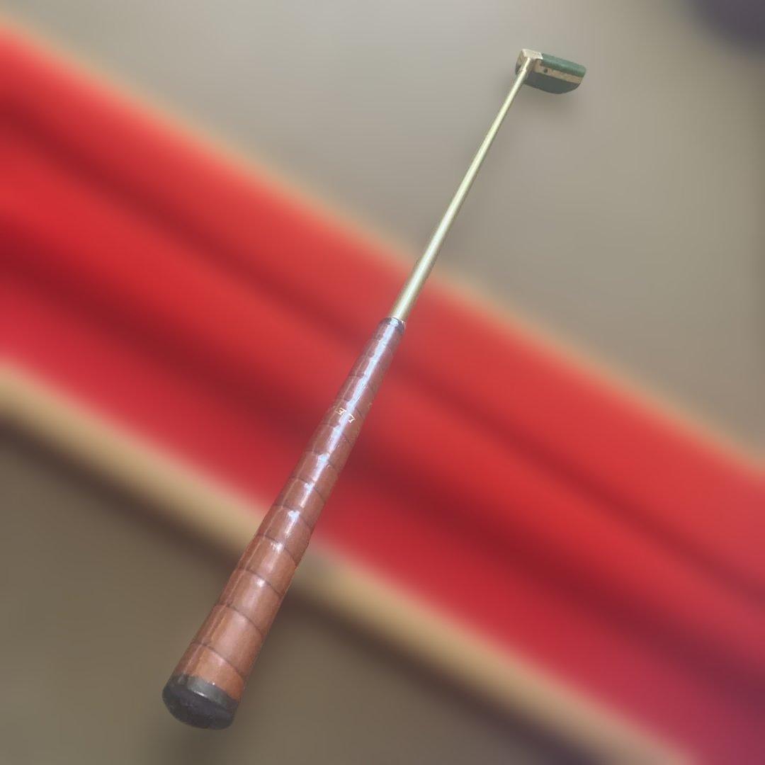 【希少】新品未使用 Deity 天然翡翠(ひすい) パター 木箱入り ゴルフ