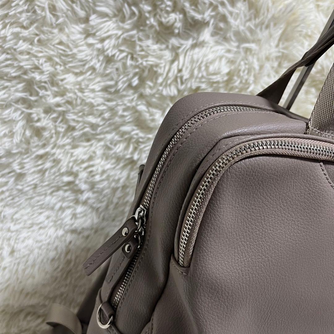 【美品】ace. ビジネスバッグ スリファム グレージュ