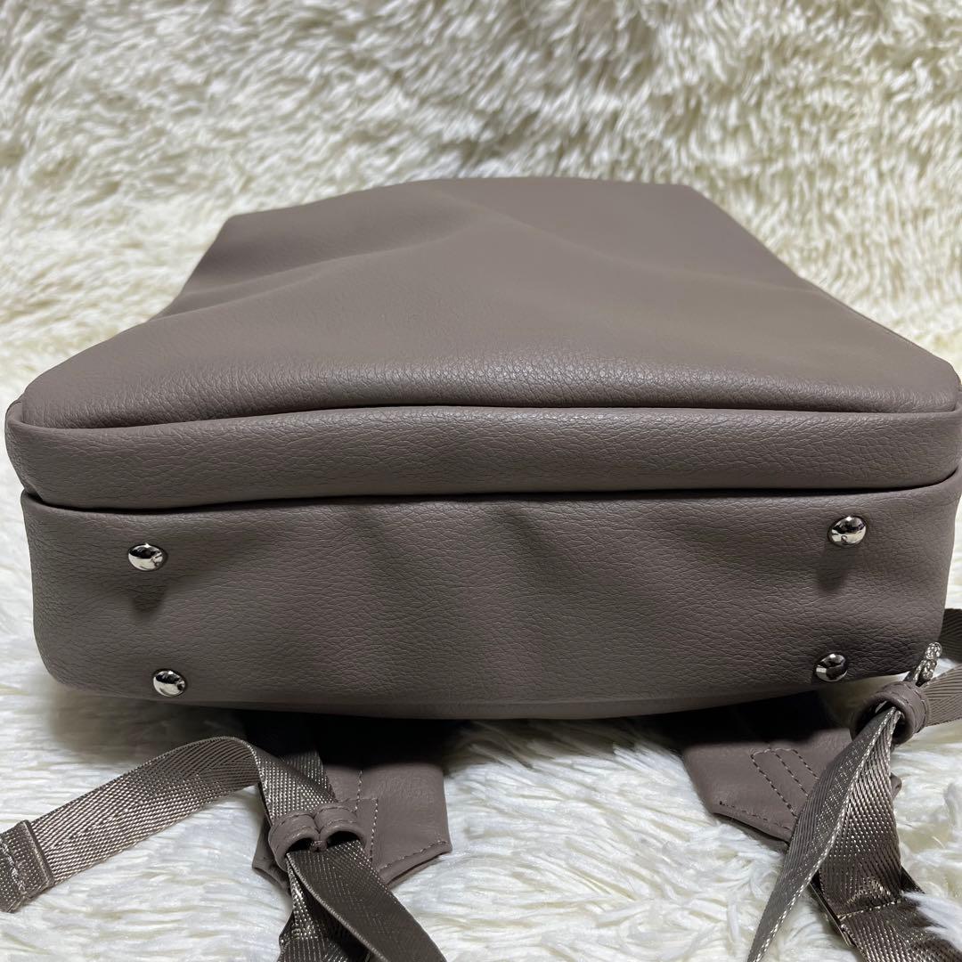 【美品】ace. ビジネスバッグ スリファム グレージュ