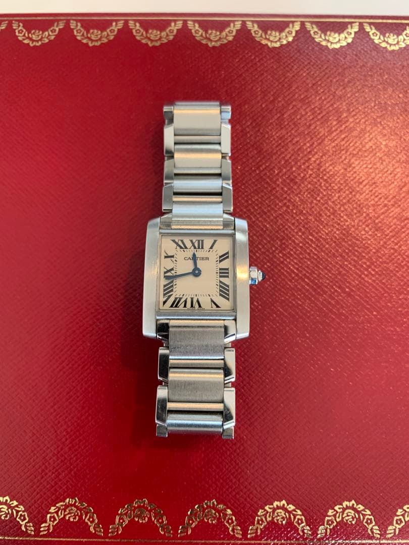 Cartier タンクフランセーズSM & LOEWE スラップ ブレスレット