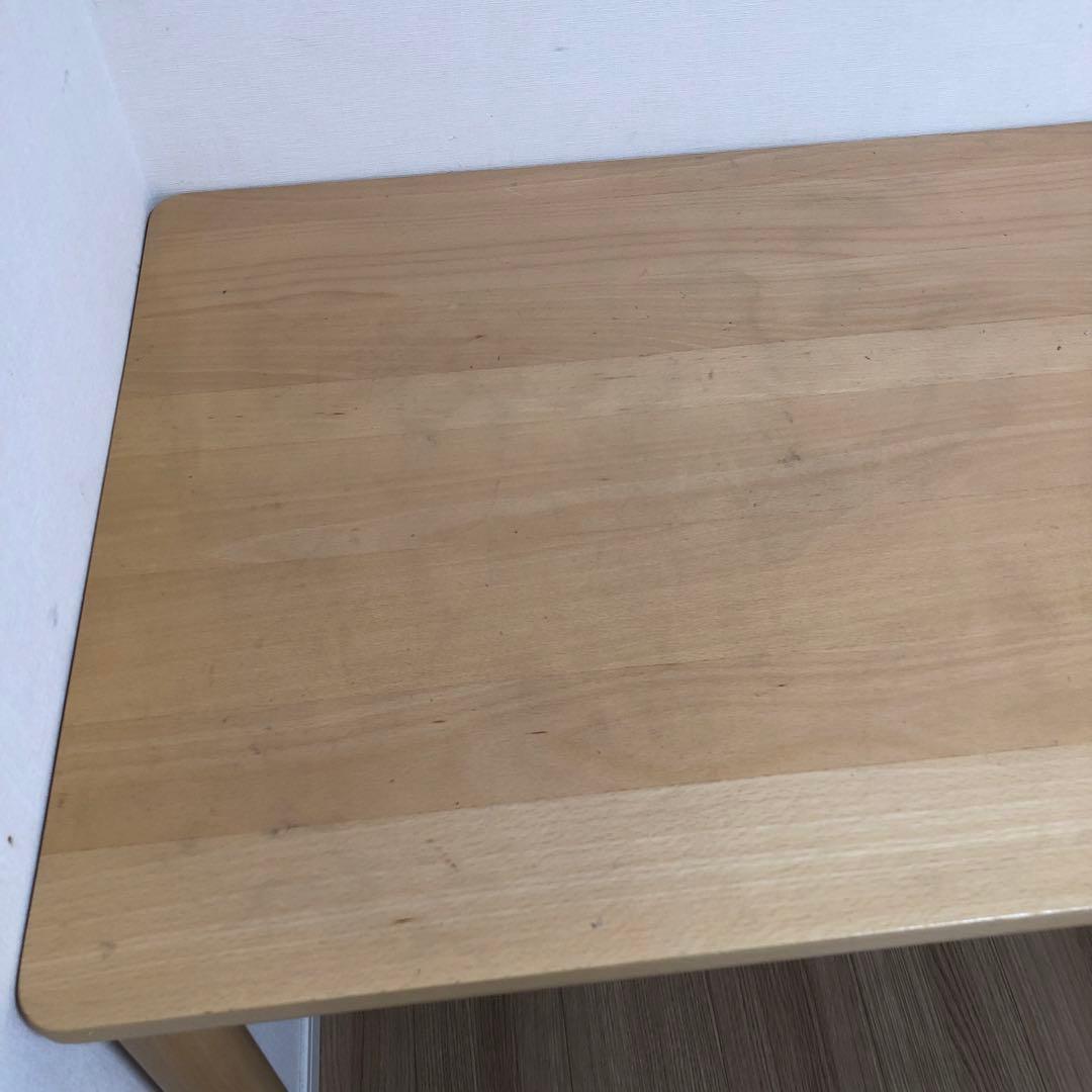 大幅値下げ　都内引き取り　無印良品　ブナ材デスク　幅１２０ｃｍ