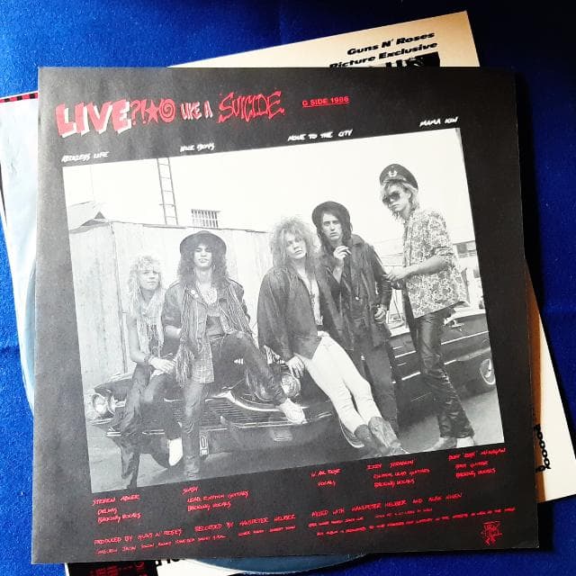 【LP】GN'R Lies｜Guns N' Roses 国内盤・帯・ライナー付