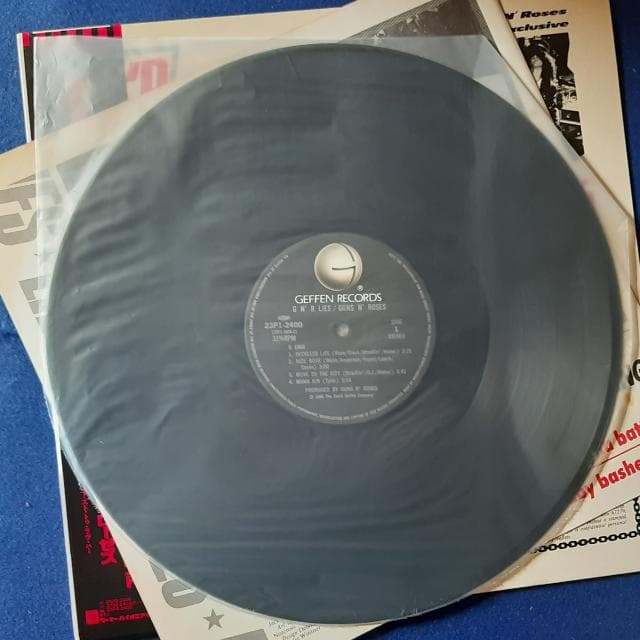 【LP】GN'R Lies｜Guns N' Roses 国内盤・帯・ライナー付