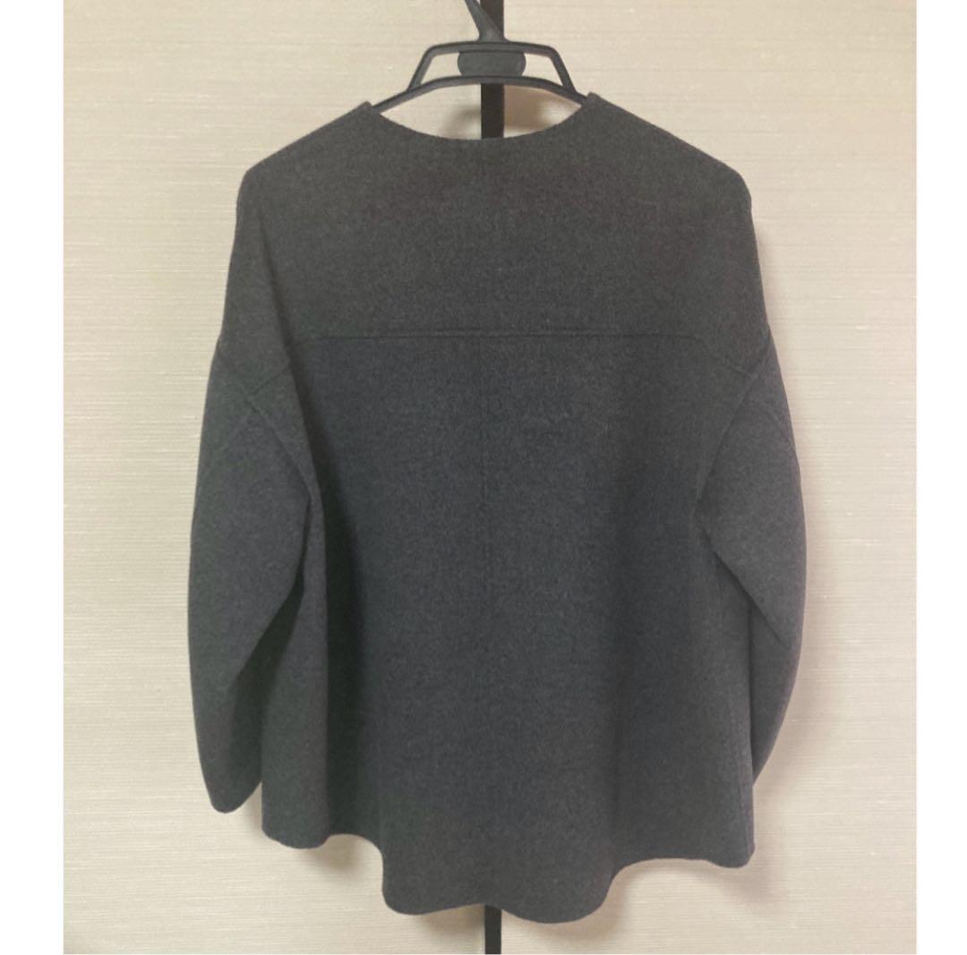 新品未使用 今季FRAMeWORK ハミルトンリバークルーネックコート 36