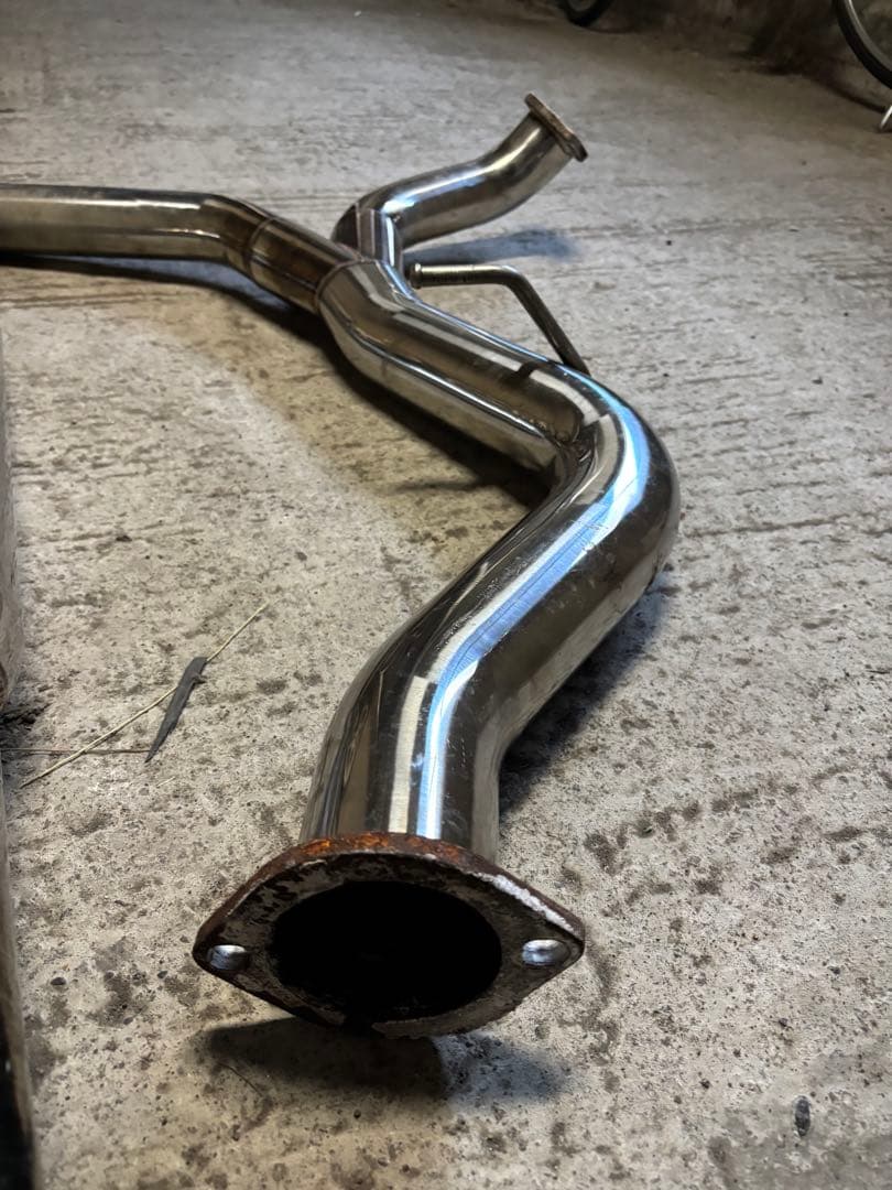 【爆音】GVB GVF ワンオフ？ 社外マフラー　中間　リアピ チタンテール