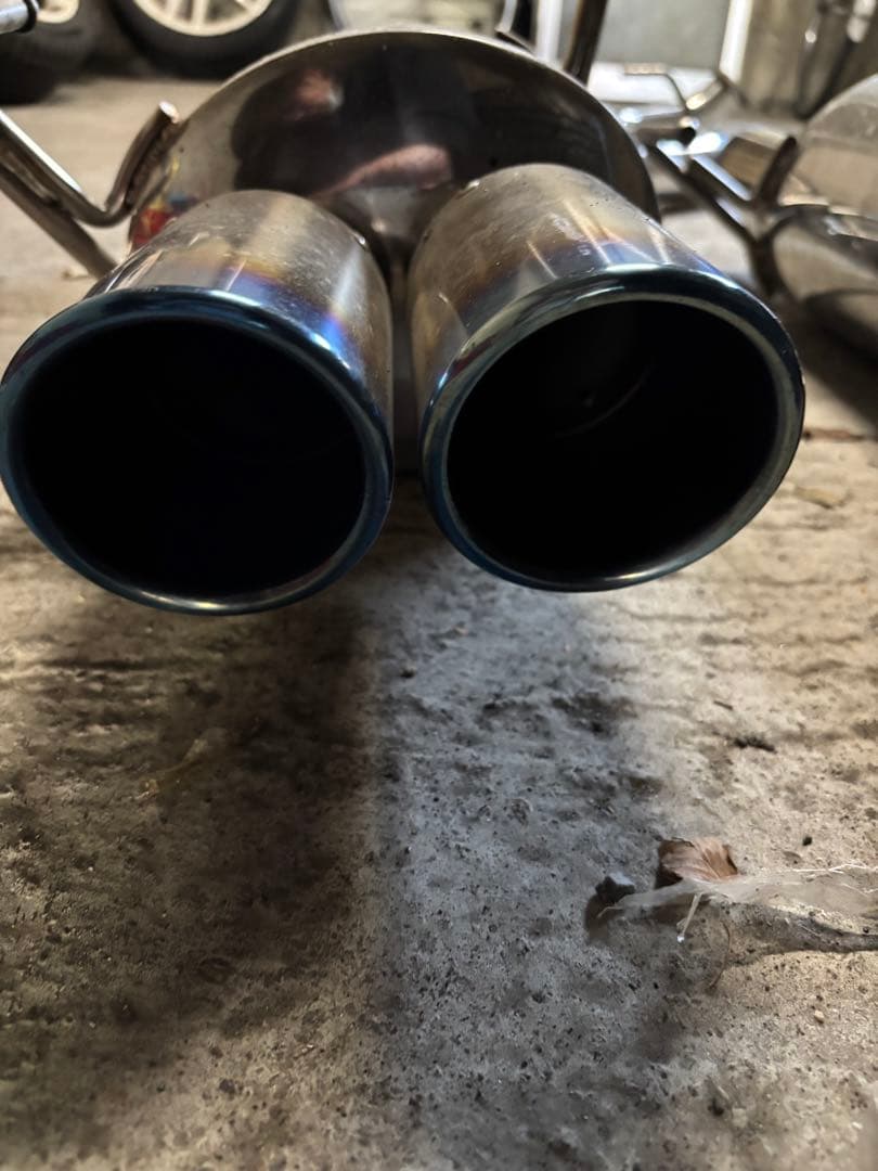 【爆音】GVB GVF ワンオフ？ 社外マフラー　中間　リアピ チタンテール