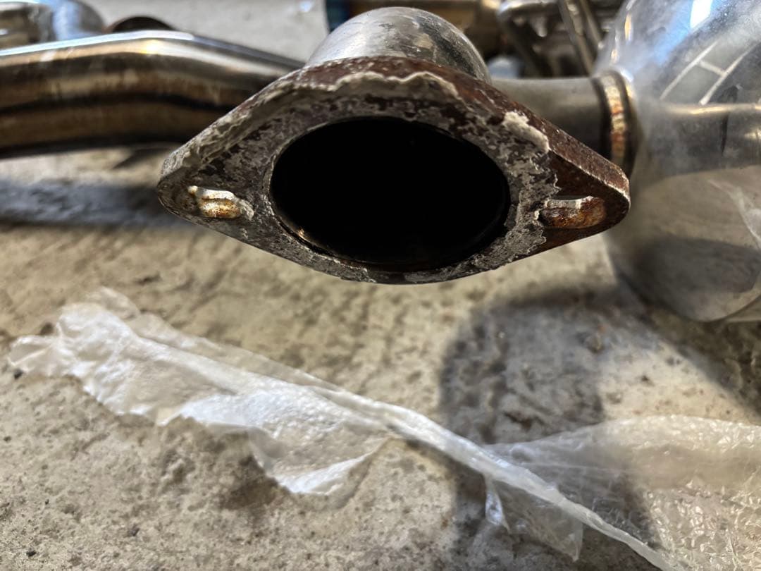 【爆音】GVB GVF ワンオフ？ 社外マフラー　中間　リアピ チタンテール