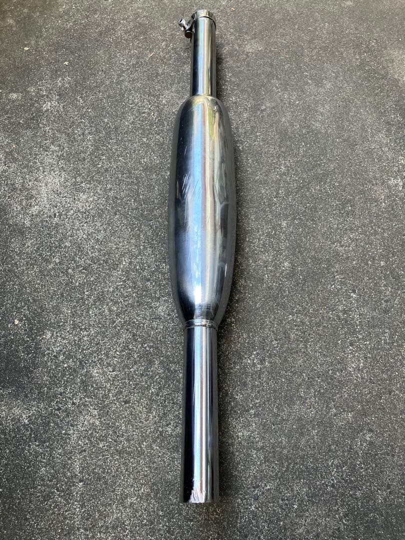 走り幅跳び　SR400等 キャブトンマフラー トライアンフ型ロングタイプ