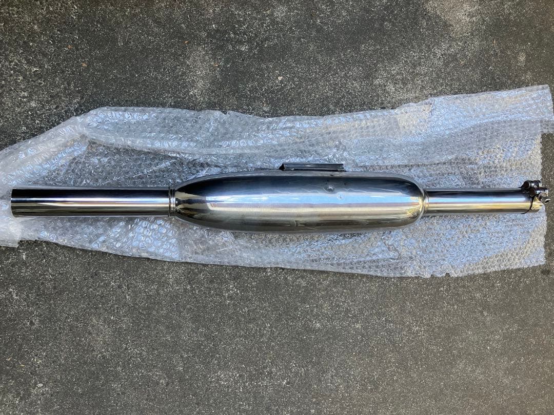 走り幅跳び　SR400等 キャブトンマフラー トライアンフ型ロングタイプ