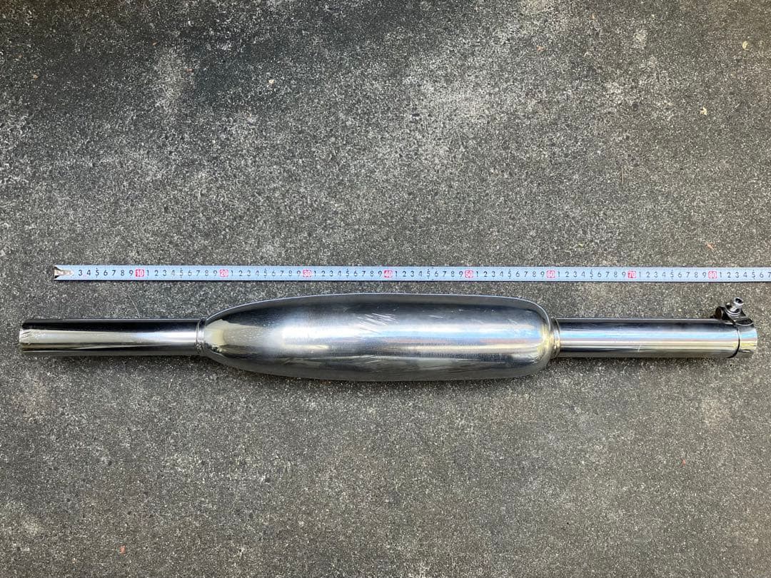 走り幅跳び　SR400等 キャブトンマフラー トライアンフ型ロングタイプ