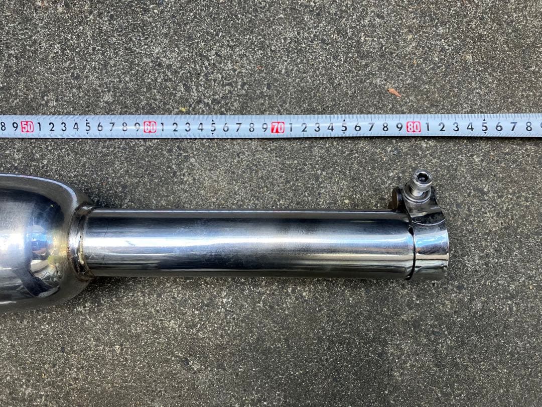 走り幅跳び　SR400等 キャブトンマフラー トライアンフ型ロングタイプ