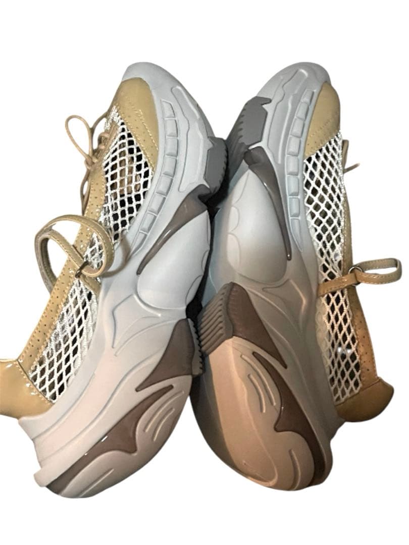 靴 APOLLO NEO MARY IVORY mesh grounds