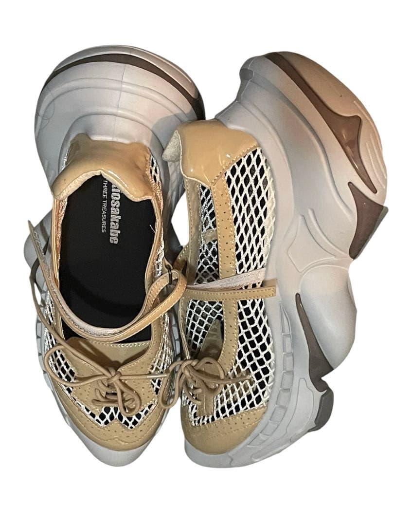 靴 APOLLO NEO MARY IVORY mesh grounds