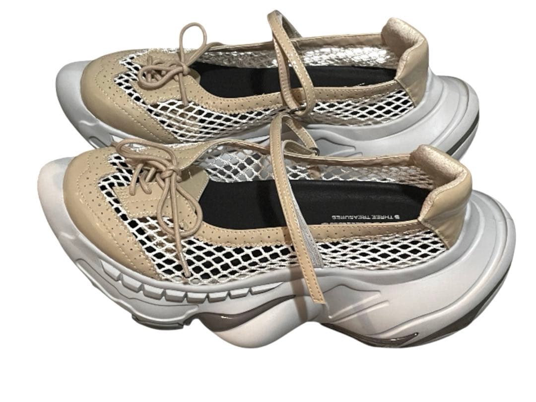 靴 APOLLO NEO MARY IVORY mesh grounds