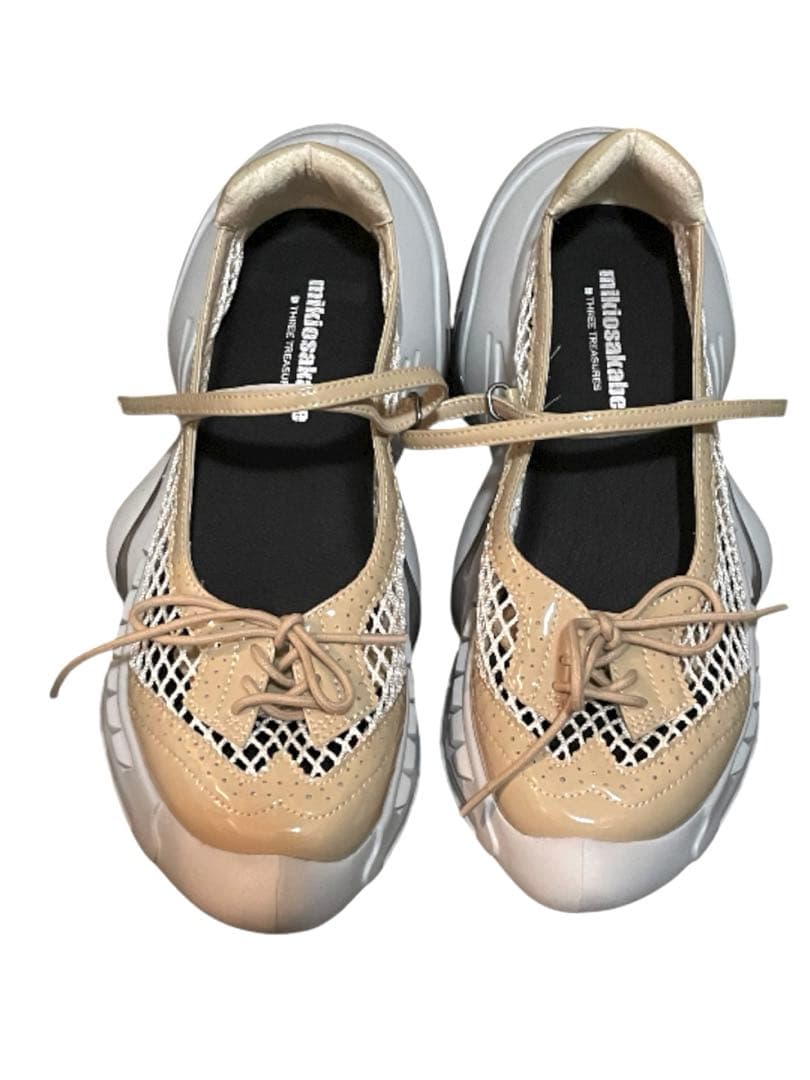 靴 APOLLO NEO MARY IVORY mesh grounds