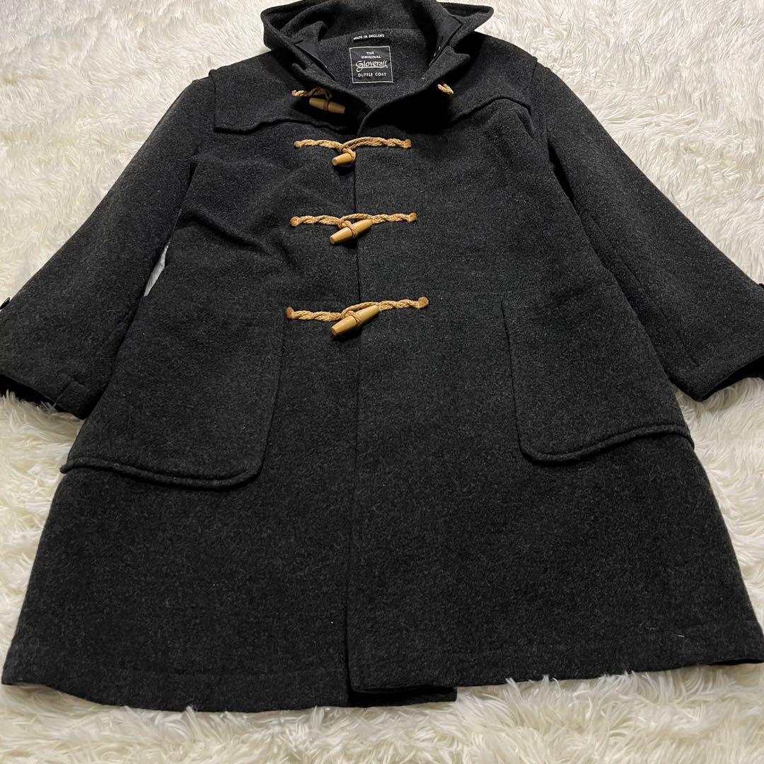 大きめ✨英国製✨ グローバーオール ダッフルコート XL相当 ロング丈