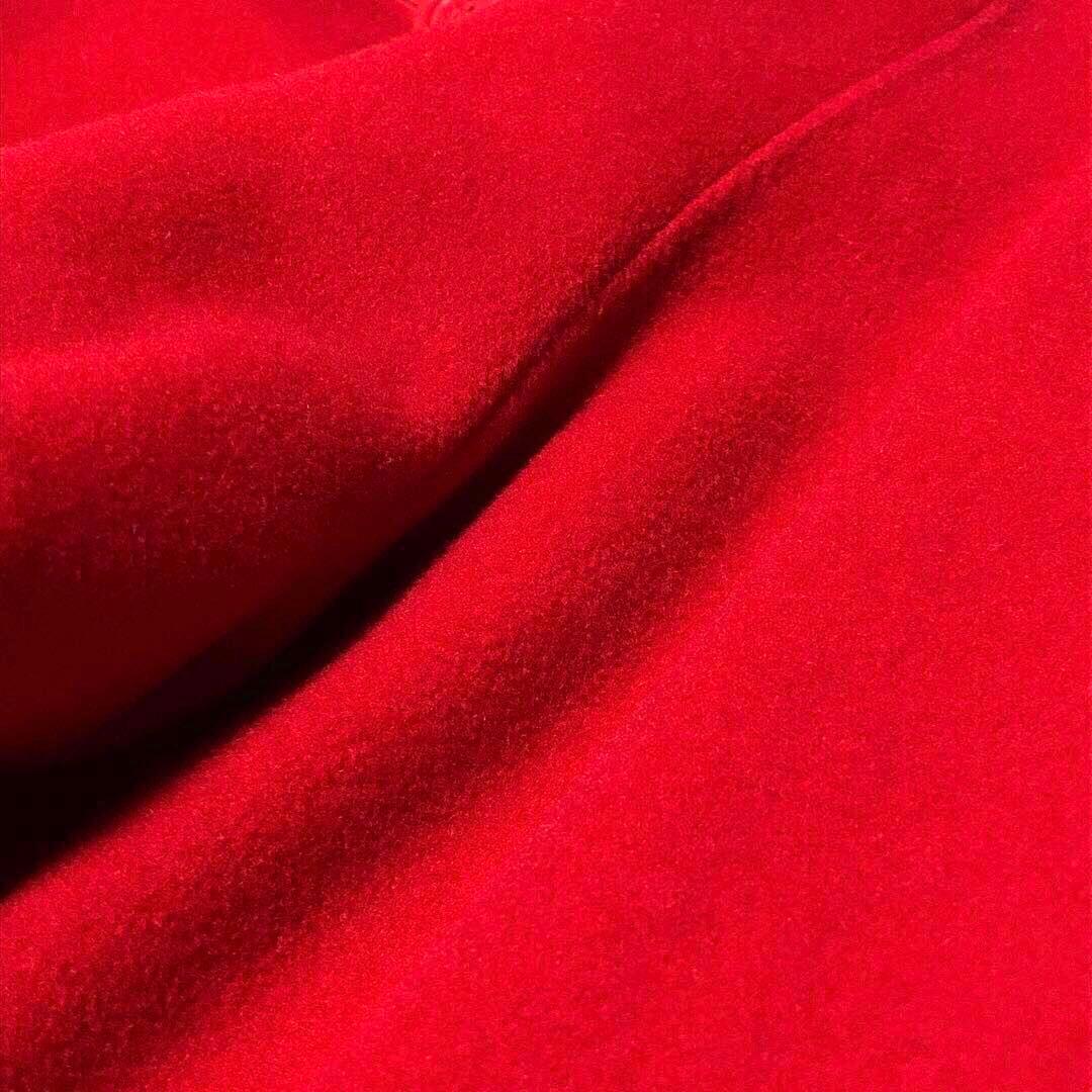 極美品　白タグ　マックスマーラ　チェスターコート　ヴァージンウール100%　赤