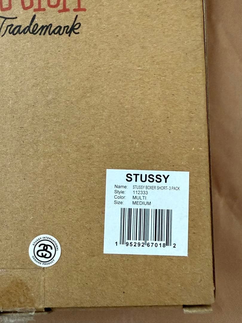 下着・アンダーウェア Stussy Boxer Shorts 3 Pack Multi M