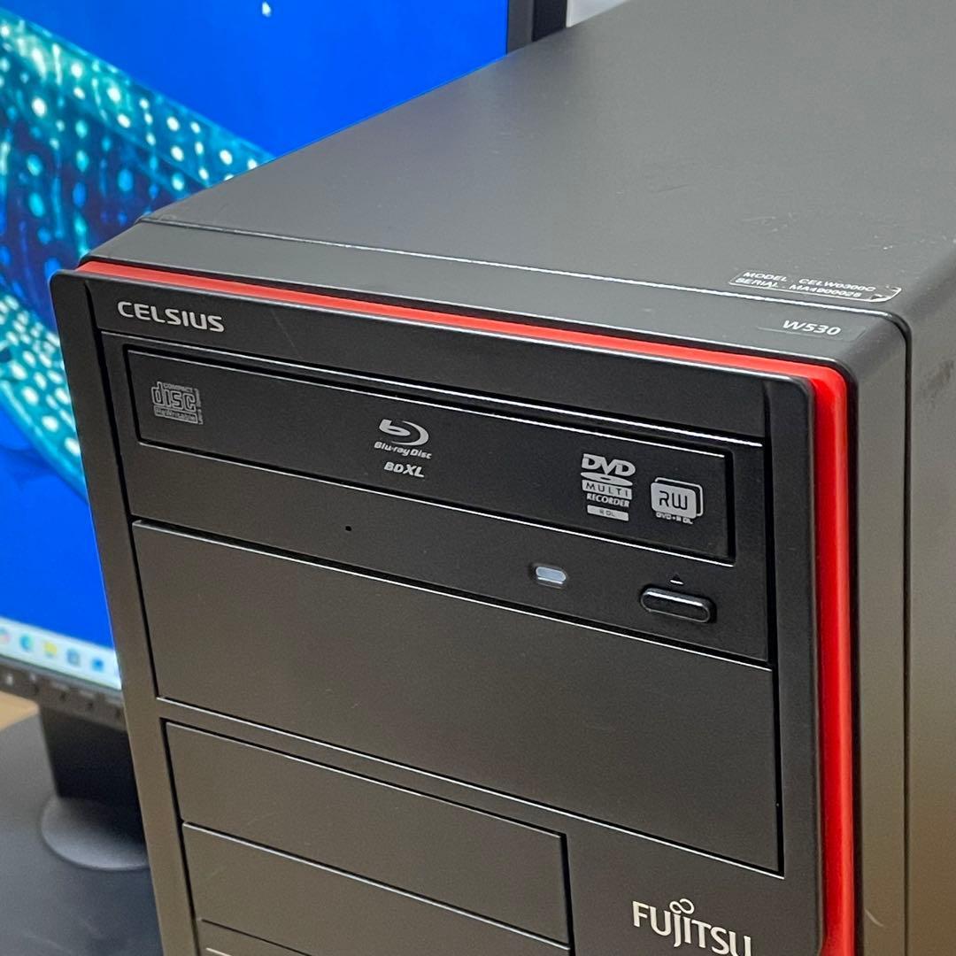 富士通 CPU3.70GHz/SSD256GB+HDD2TB/メモリ32GB