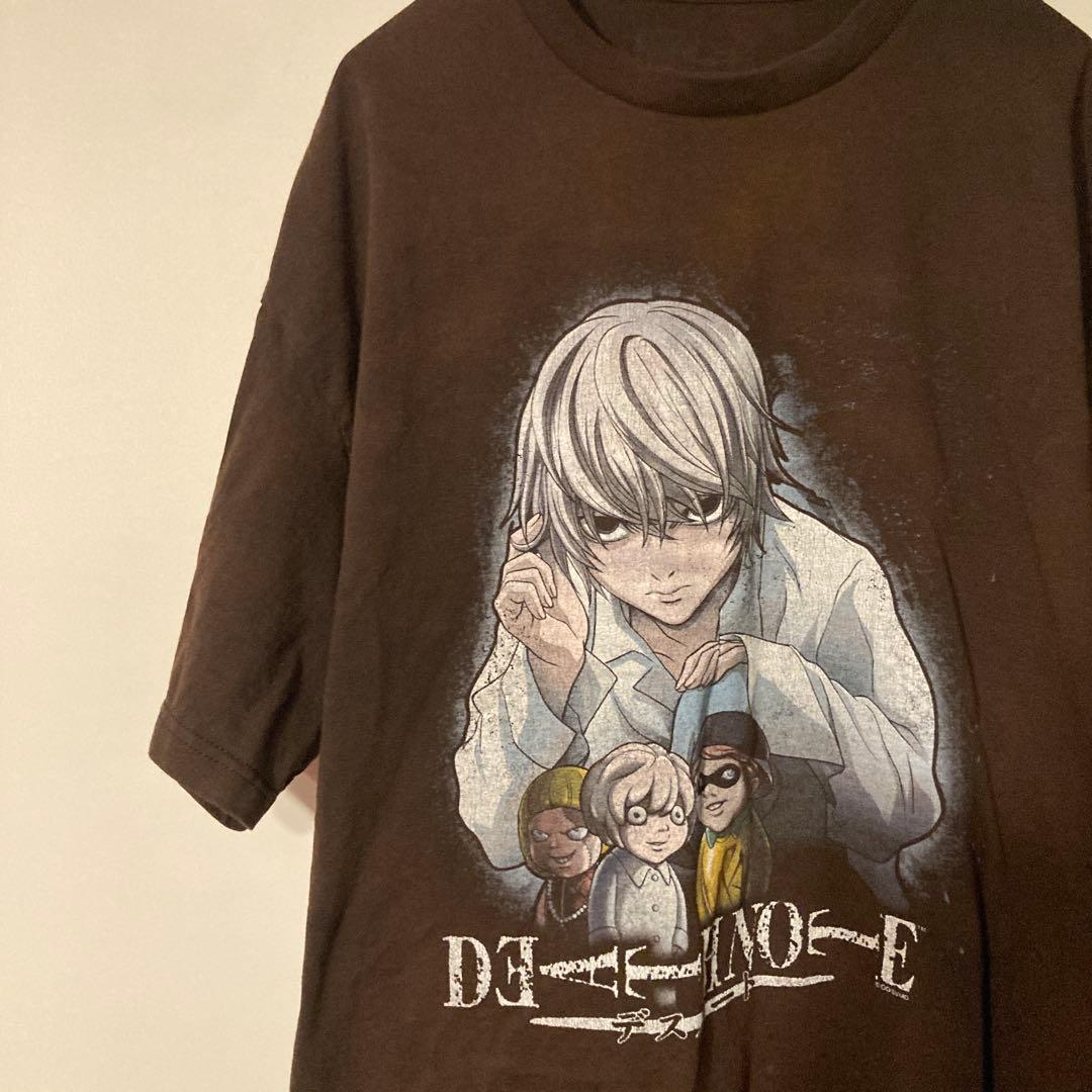 DEATHNOTEデスノートビンテージTシャツ古着y2kアニメ漫画ニアXL