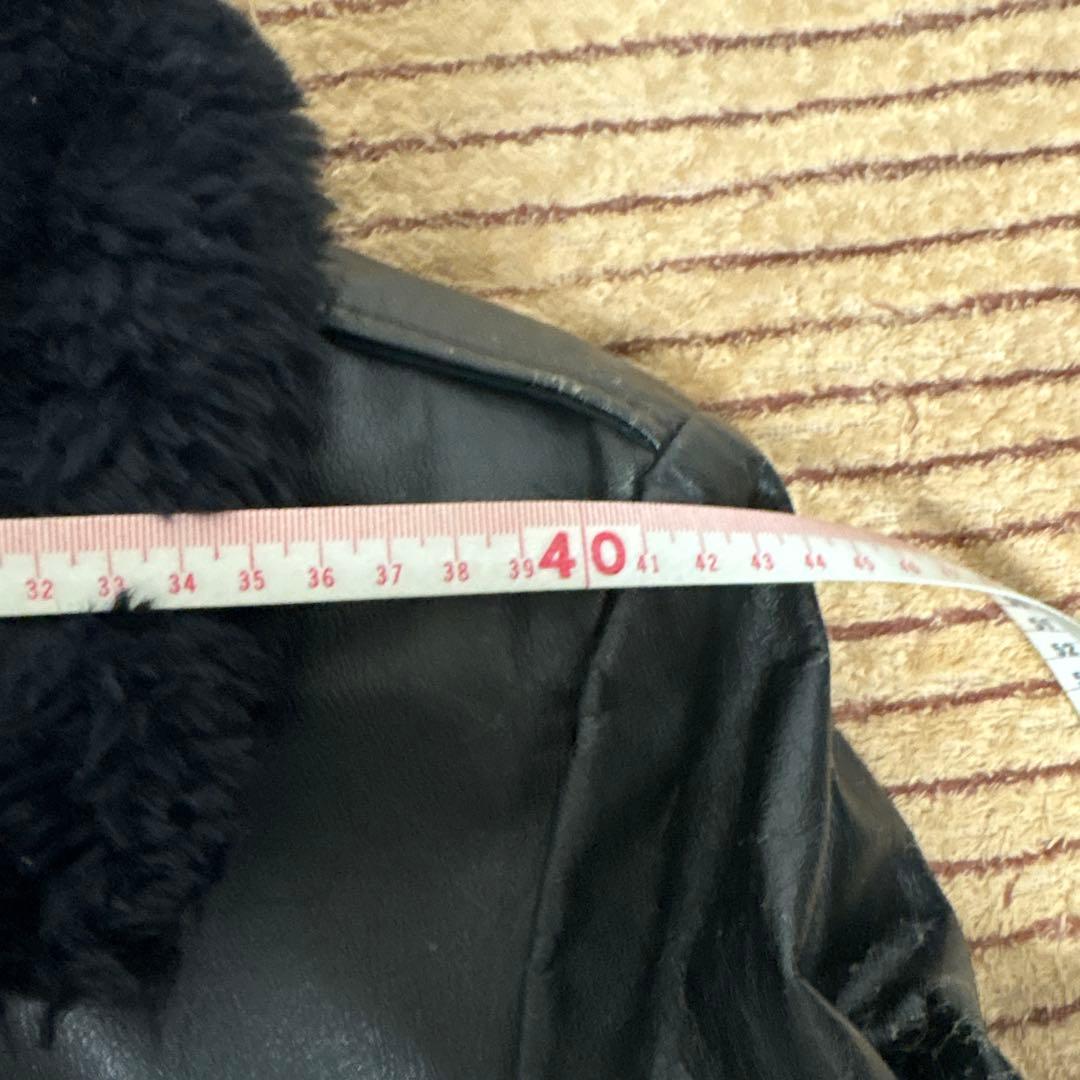 Excelled ブラックレザージャケット 38 G-1