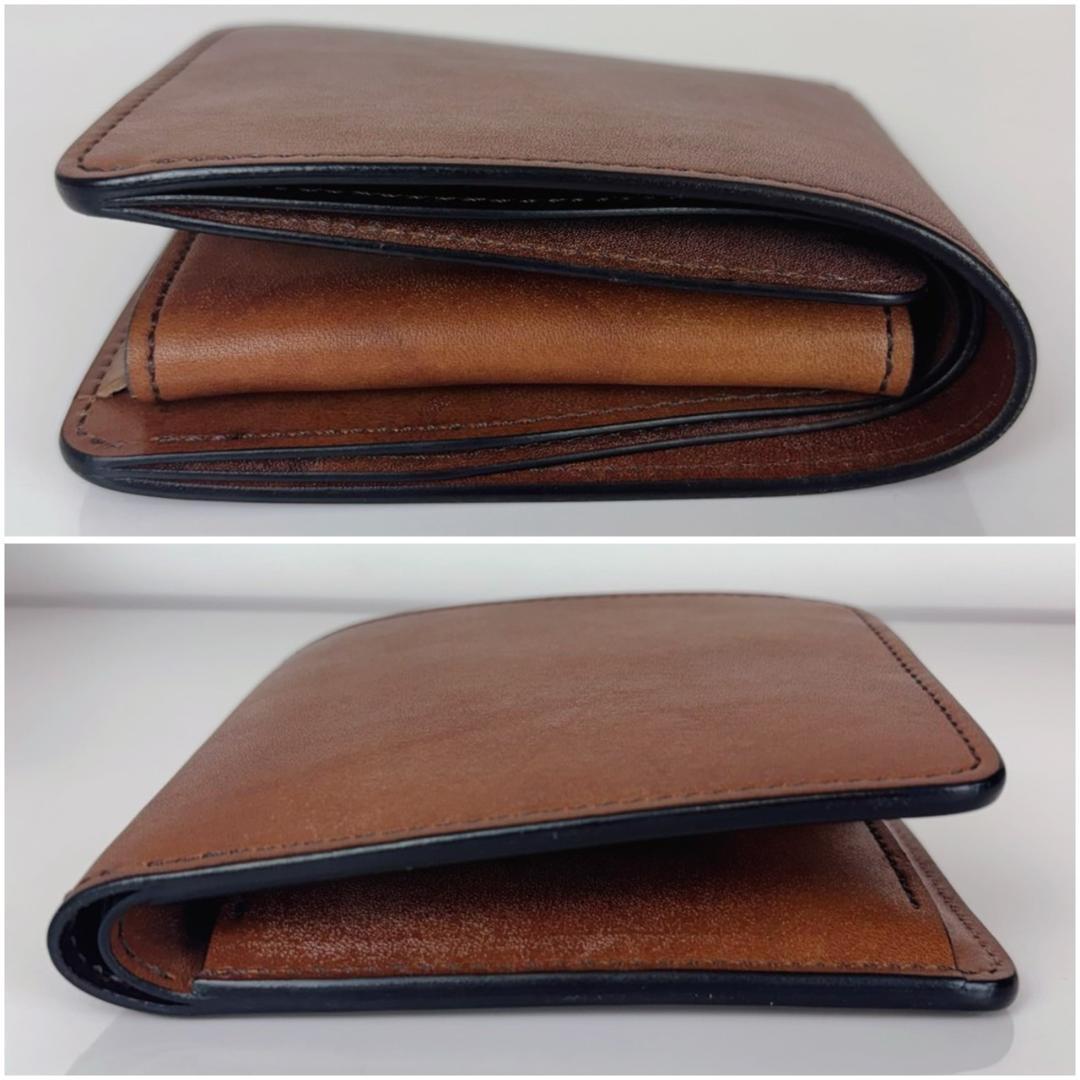 美品 ワイルドスワンズ GROUNDER グラウンダー 折財布 ダークステイン