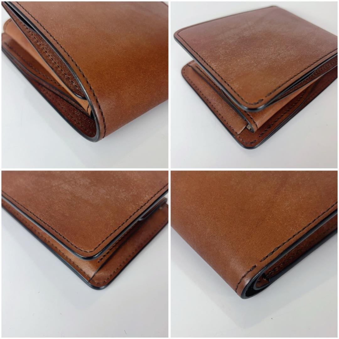 美品 ワイルドスワンズ GROUNDER グラウンダー 折財布 ダークステイン