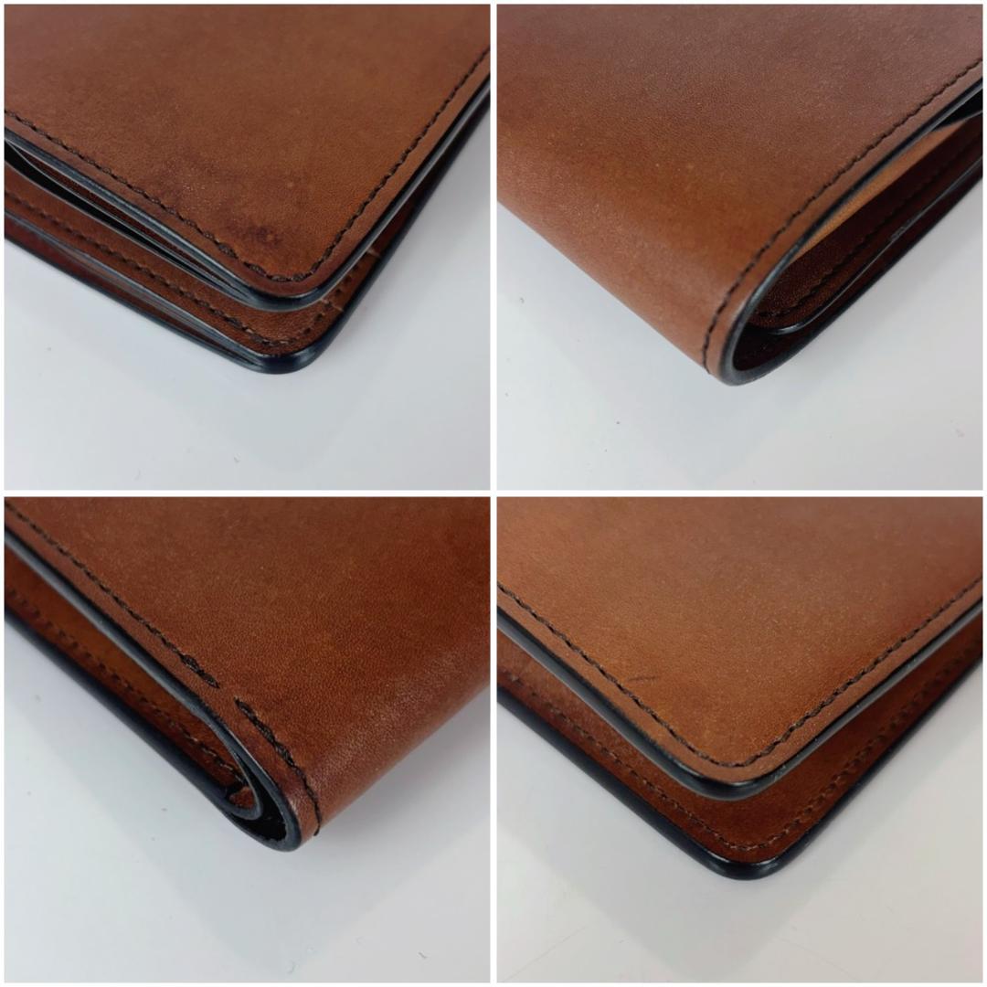 美品 ワイルドスワンズ GROUNDER グラウンダー 折財布 ダークステイン