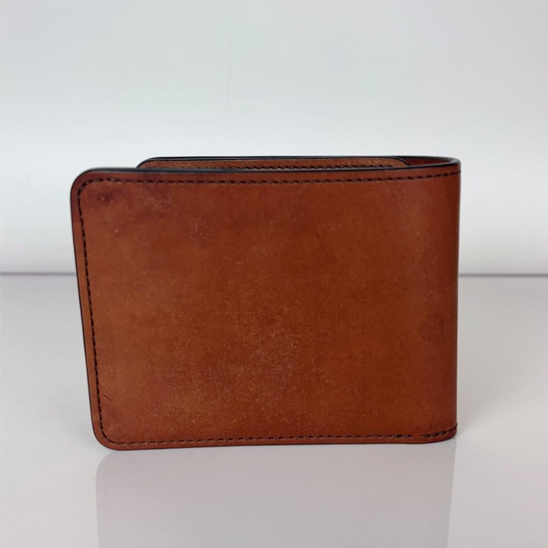 美品 ワイルドスワンズ GROUNDER グラウンダー 折財布 ダークステイン