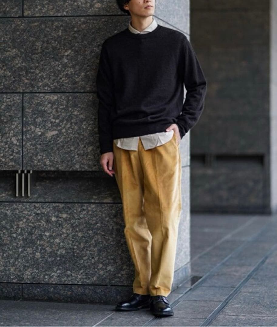 新品タグ付きCELLAR DOOR ALFRED カラーコーデュロイパンツ　48